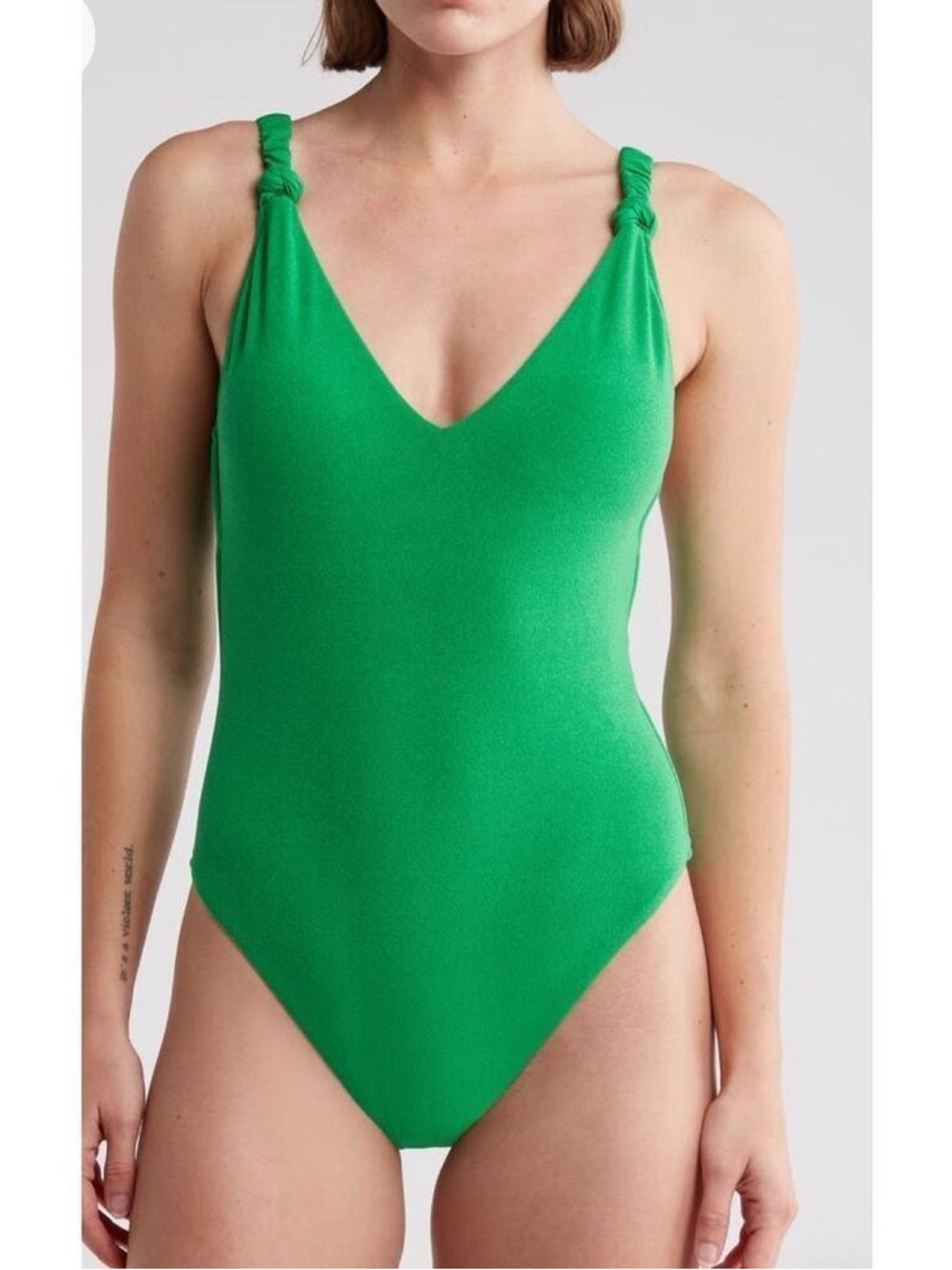 Green One-Piece Swimsuit